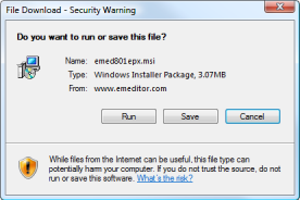 File Download - Security Warning